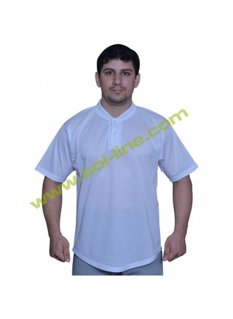 Light Weight Mesh Two Button Down Half Sleeve Jerseys